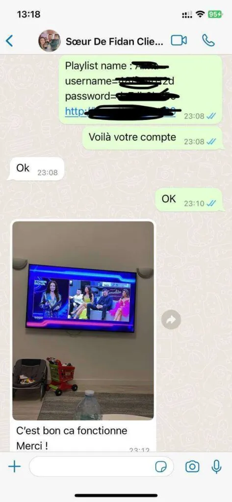 WhatsApp customer support chat screenshot 6 on NaxoTV